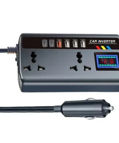 200W Fast Charging Car Power Inverter (12V/24V to 220V)
