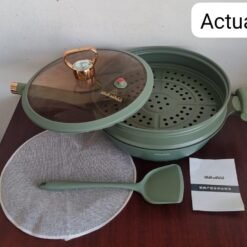 32cm Shikainuo Multi-Purpose Steaming & Frying Pot - Image 5