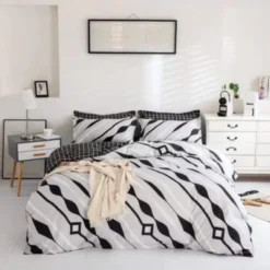 Alternative view of Luxury Nordic style Cotton Microfiber Duvet cover sets