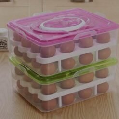 2-Layer 32-Piece Egg Tray Organizer