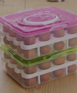 2-Layer 32-Piece Egg Tray Organizer
