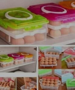 2-Layer 32-Piece Egg Tray Organizer - Image 3