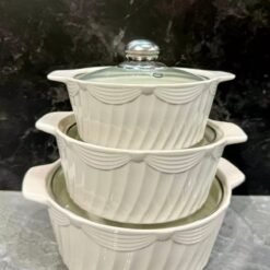 3-in-1 Ceramic Serving Dish Casseroles Set - Image 6