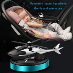 Solar Car Air Freshener Helicopter Design Diffuser – Solar Powered Interior Decoration - Image 3