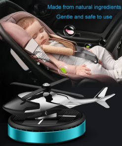 Solar Car Air Freshener Helicopter Design Diffuser – Solar Powered Interior Decoration - Image 3