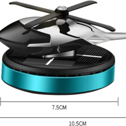 Solar Car Air Freshener Helicopter Design Diffuser – Solar Powered Interior Decoration - Image 5