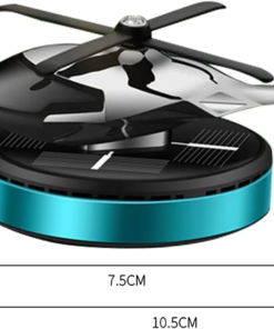 Solar Car Air Freshener Helicopter Design Diffuser – Solar Powered Interior Decoration - Image 5