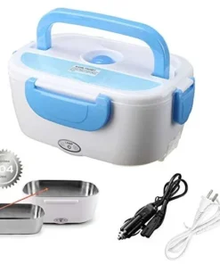 Stainless Steel Electric Lunch Box Food Warmer – Portable Meal Heater - Image 2