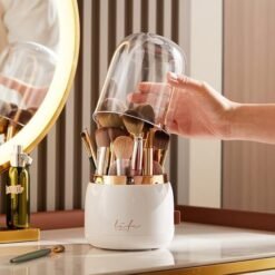 Alternative view of 360° Rotating Makeup Brush Organiser