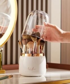 360° Rotating Makeup Brush Organiser - Image 2