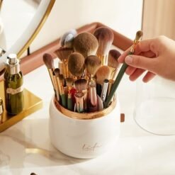 360° Rotating Makeup Brush Organiser - Image 3