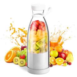 Portable Juicer Cup Rechargeable Juicer Cup Mixer – 6 Blade Mini Juicer Blender