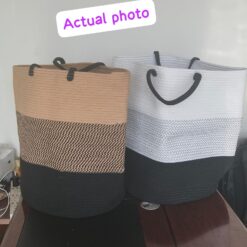 Heavy Woven Rope Laundry Bag (58L) - Image 4