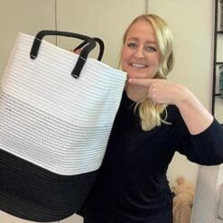 Heavy Woven Rope Laundry Bag (58L) - Image 9