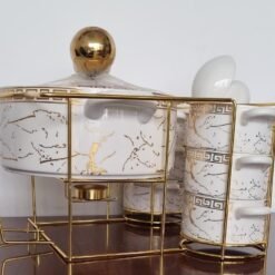 Gucci 16-Piece Ceramic Soup Set + Burner - Image 7