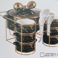 Gucci 16-Piece Ceramic Soup Set + Burner - Image 5