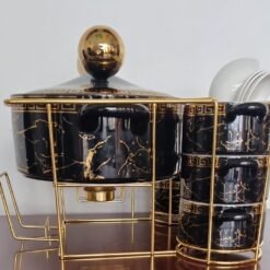 Gucci 16-Piece Ceramic Soup Set + Burner - Image 11