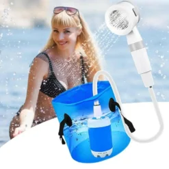 Rechargeable Portable Outdoor Shower – Mobile Camping & Travel Shower Kit - Image 4