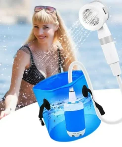 Rechargeable Portable Outdoor Shower – Mobile Camping & Travel Shower Kit - Image 4