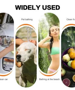 Rechargeable Portable Outdoor Shower – Mobile Camping & Travel Shower Kit - Image 5