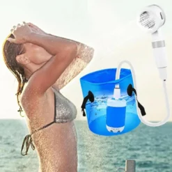 Rechargeable Portable Outdoor Shower – Mobile Camping & Travel Shower Kit - Image 6