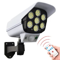 Solar Powered 180W Motion Sensor Light – Camera Style Outdoor Security Light