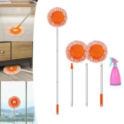 Alternative view of Multifunctional Sunflower Chenille Telescopic Mop