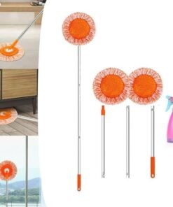 Alternative view of Multifunctional Sunflower Chenille Telescopic Mop
