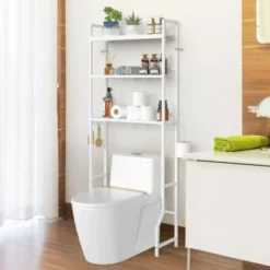 Alternative view of Over the Toilet organizer stand